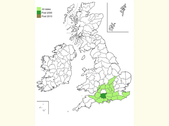  Distribution map Copyright Martin Evans 