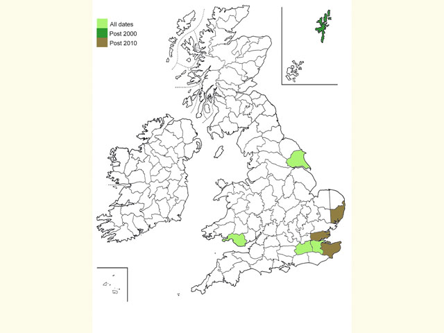  Distribution map Copyright Martin Evans 