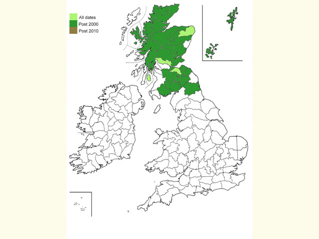  Distribution map Copyright Martin Evans 
