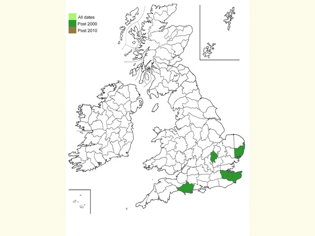 Distribution map Copyright Martin Evans 