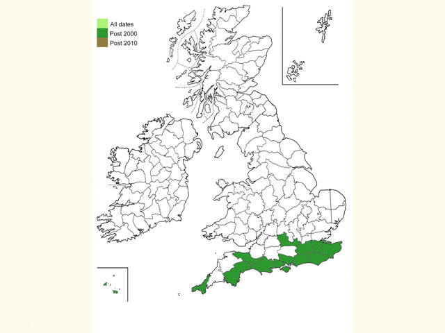  Distribution map Copyright Martin Evans 