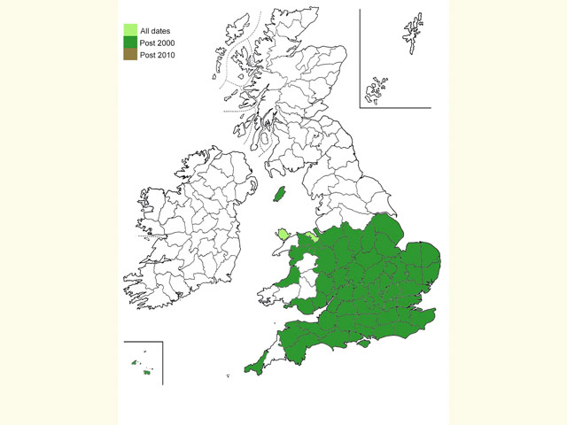  Distribution map Copyright Martin Evans 
