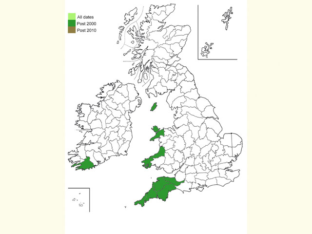  Distribution map Copyright Martin Evans 