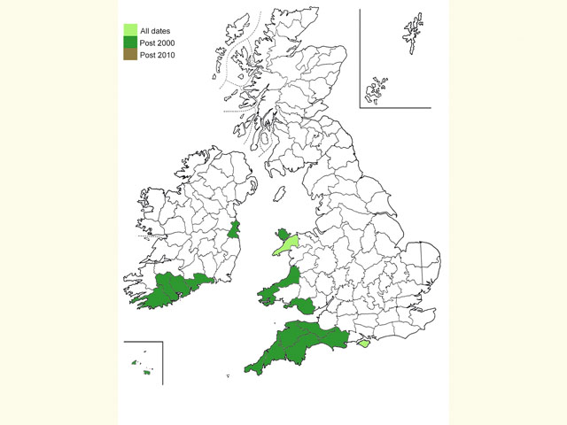  Distribution map Copyright Martin Evans 
