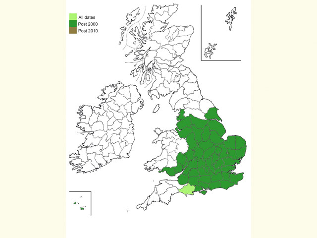  Distribution map Copyright Martin Evans 