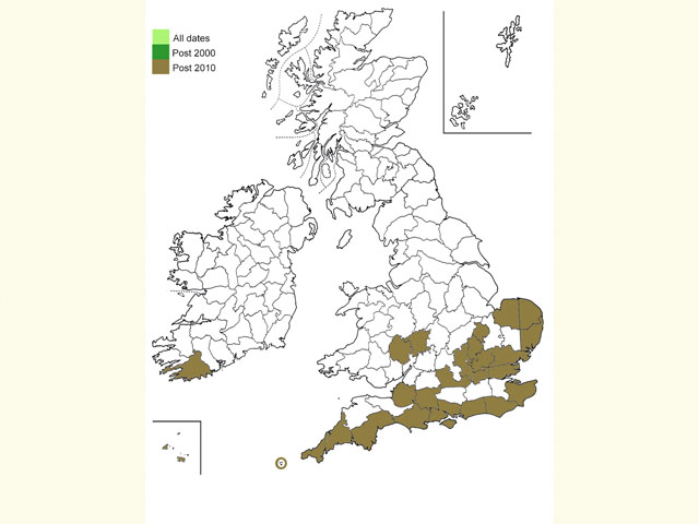  Distribution map Copyright Martin Evans 
