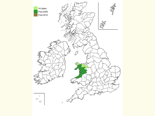  Distribution map Copyright Martin Evans 