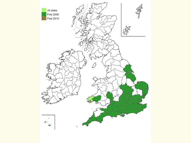  Distribution map Copyright Martin Evans 
