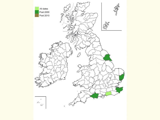  Distribution map Copyright Martin Evans 
