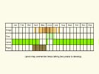  Life stages table Copyright Martin Evans 