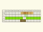  Life stages table Copyright Martin Evans 