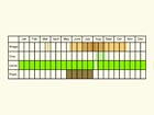  Life stages table Copyright Martin Evans 
