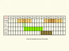  Life stages table Copyright Martin Evans 