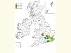  Distribution map Copyright Martin Evans 