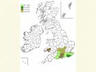  Distribution map Copyright Martin Evans 