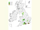  Distribution map Copyright Martin Evans 