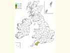  Distribution map Copyright Martin Evans 