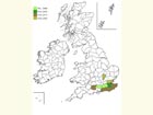  Distribution map Copyright Martin Evans 