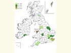  Distribution map Copyright Martin Evans 
