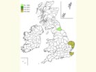  Distribution map Copyright Martin Evans 