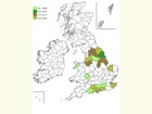  Distribution map Copyright Martin Evans 