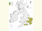  Distribution map Copyright Martin Evans 