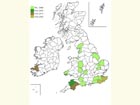  Distribution map Copyright Martin Evans 