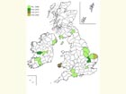  Distribution map Copyright Martin Evans 