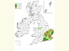  Distribution map Copyright Martin Evans 