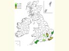  Distribution map Copyright Martin Evans 
