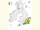  Distribution map Copyright Martin Evans 