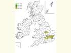  Distribution map Copyright Martin Evans 