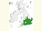  Distribution map Copyright Martin Evans 