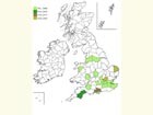  Distribution map Copyright Martin Evans 