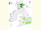  Distribution map Copyright Martin Evans 