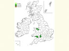  Distribution map Copyright Martin Evans 
