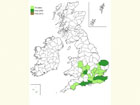  Distribution map Copyright Martin Evans 