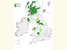  Distribution map Copyright Martin Evans 
