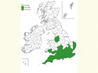  Distribution map Copyright Martin Evans 
