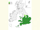  Distribution map Copyright Martin Evans 