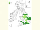  Distribution map Copyright Martin Evans 