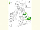  Distribution map Copyright Martin Evans 
