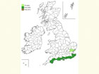  Distribution map Copyright Martin Evans 