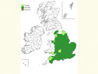  Distribution map Copyright Martin Evans 