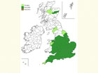  Distribution map Copyright Martin Evans 