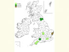 Distribution map Copyright Martin Evans 