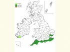  Distribution map Copyright Martin Evans 