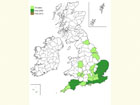  Distribution map Copyright Martin Evans 