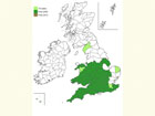  Distribution map Copyright Martin Evans 