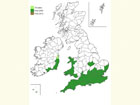  Distribution map Copyright Martin Evans 